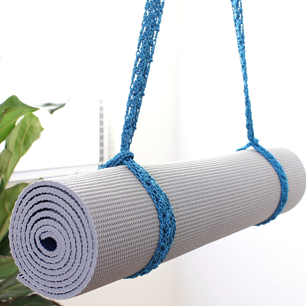 Yoga Mat Carry Strap Handmade Boho Crochet Macrame Shoulder Strap